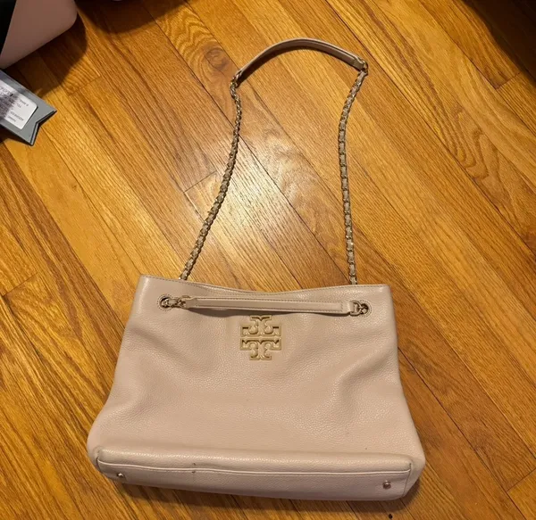 Tory Burch Bag Large Light Pink Gold - Image 7