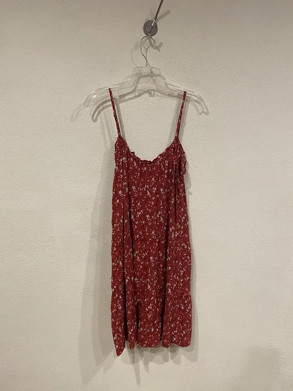 Natural Life Dress Womens XS/S Red Floral Ruffle Strappy Sundress Mini - Image 4