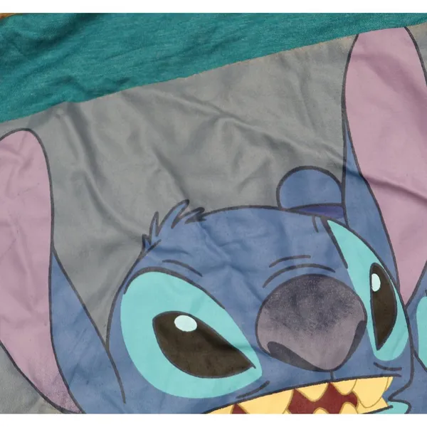 NWT Disney Juniors Stitch Graphic Tunic T-Shirt Top Blue M - Image 7