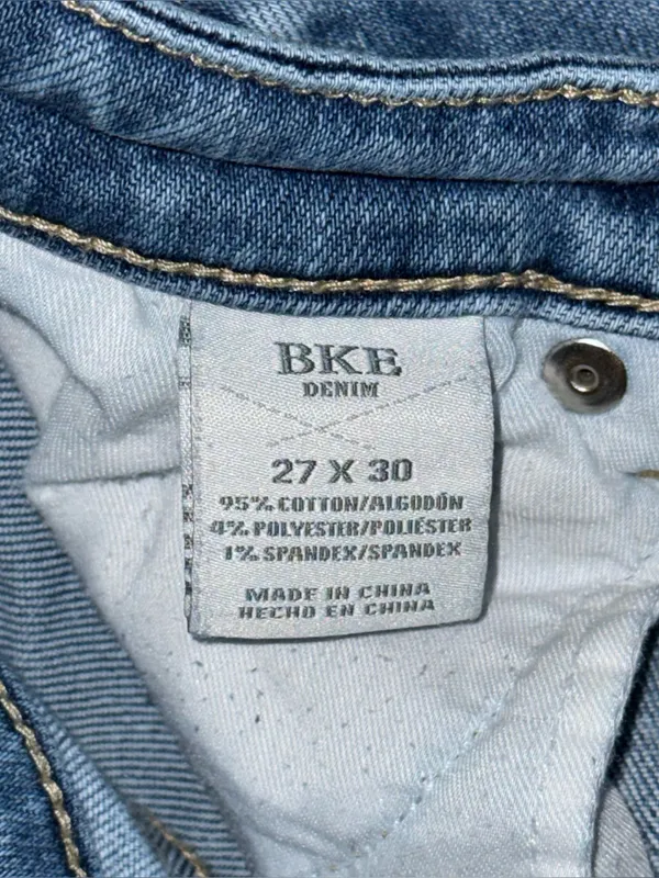 Buckle BKE Stella Slim Fit Low Rise Straight Stretch Jeans Sz 27 x 30 ABK2632S - Image 9