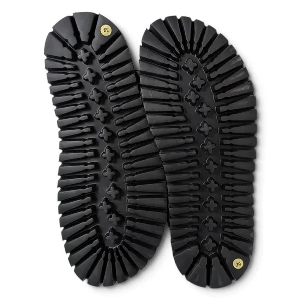 LITA by Ciara Black Leather Gladiator Lug Sole Sandals Goth Bikercore EU 39 NIB - Image 7