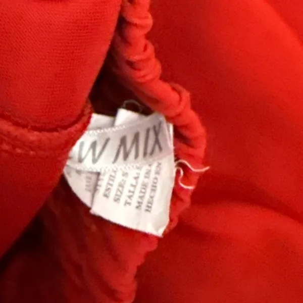 New Mix Red Athletic Sporty Streetwear Cargo Sweatpants Joggers Size Small - Image 3