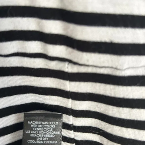 Torrid‎ Black and white striped snap button up tank dress 00 - Image 5