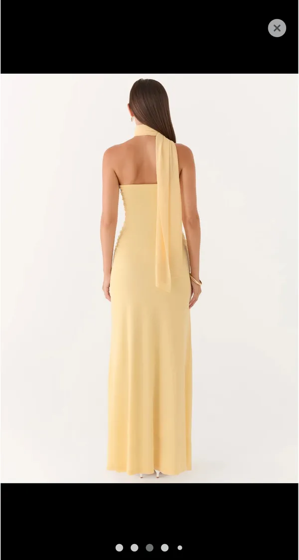 Peppermayo Dress Maxi Yellow - Image 2