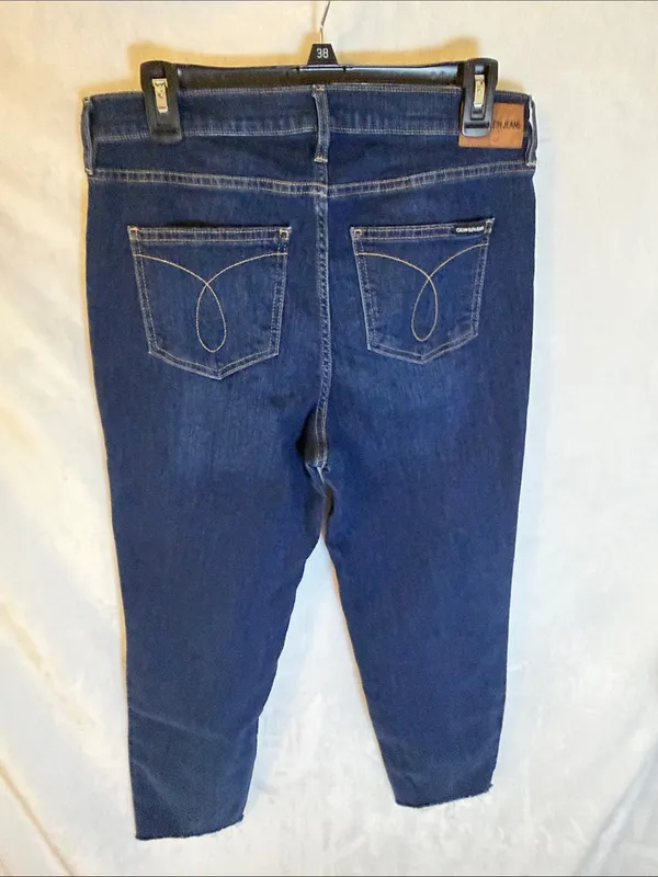 Calvin Klein Indigo Ankle Crop Slim Jeans - Image 6