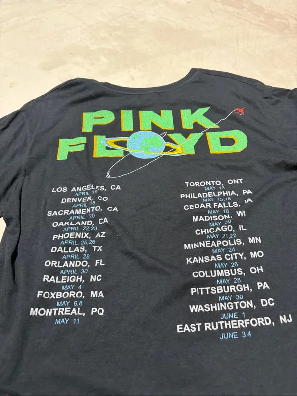 Daydreamer Pink Floyd Black Tee Prism Rainbow medium - Image 11