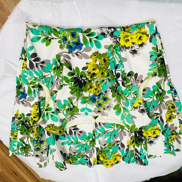 London Times Green and White Leaf Print Dress - Image 6