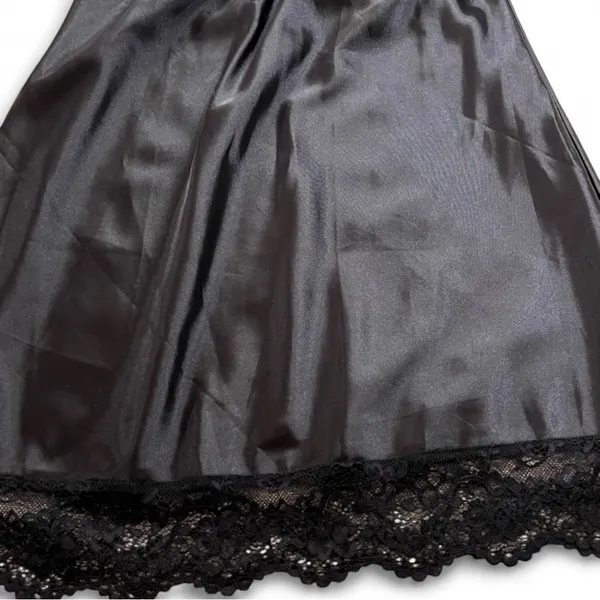 Black Floral Lace Babydoll Nightgown – Size S - Image 3