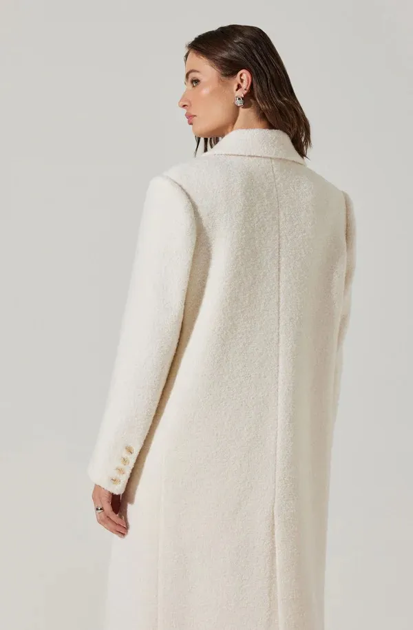 Astr white long coat - Image 2