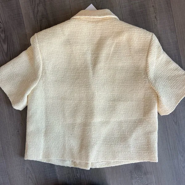 NWT English Factory Tweed Short Sleeve Shirt - Image 7