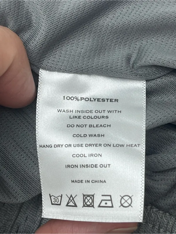 Inaka Power Womens Gray Mesh Athletic Gym Shorts Pockets Size Medium - Image 10