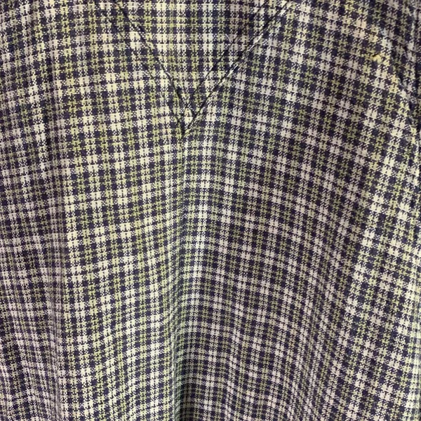 Vintage Checked 100% Cotton Shorts Overalls Size 18W/20W - Image 5
