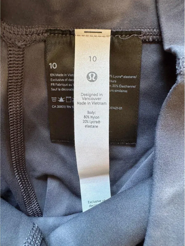 Lululemon Align High Rise 25” Diamond Dye Grey DDPG Size 10 NWT - Image 6