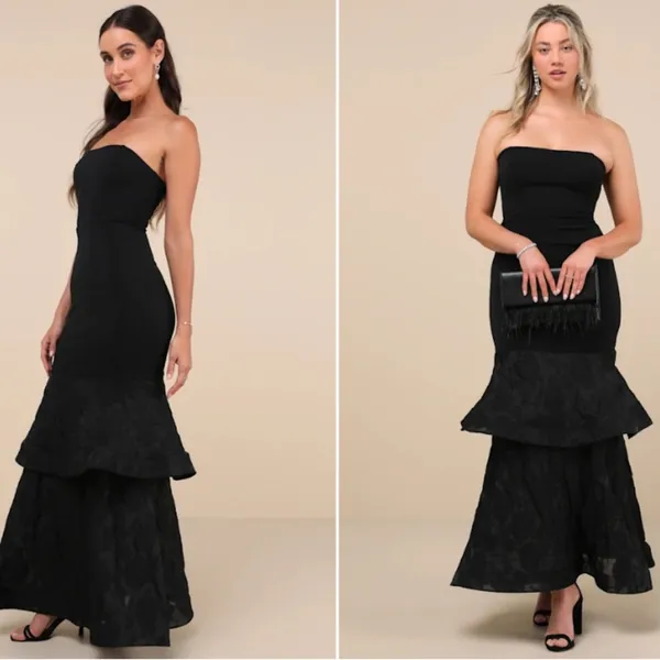LULUS Prom Chic Wedding Holiday Sexy Elegant Vixen Sophisticated Cocktail Maxi - Image 7