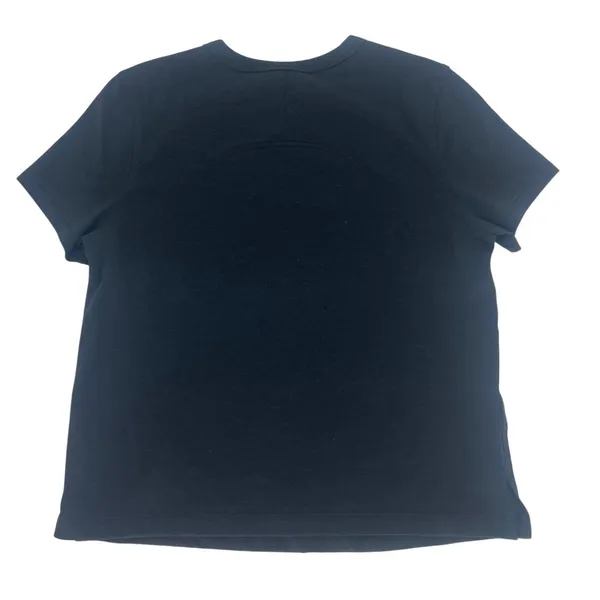Lululemon Classic-Fit Cotton Blend T-Shirt Black Size 0 Waist Length - Image 4