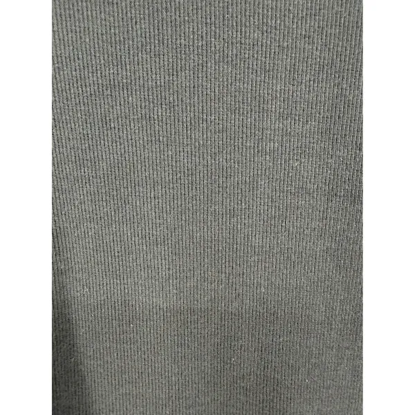 Pact Long Sleeve Top Ribbed Organic Cotton XS Black Slim Fit Crew Neck Tee - Image 5