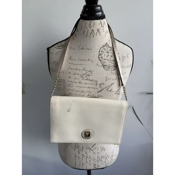 Kate Spade Rare Ivory‎ Small Leather Clutch/handbag With Dust bag Retail $318 - Image 2