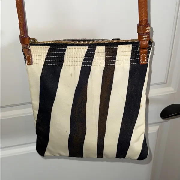 Dooney & Bourke Zebra Print Crossbody Bag - Image 5