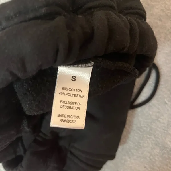 PacSun Spectrum PAC Black Graphic Charm Drawstring Lounge Shorts Y2K‎ Size Small - Image 8