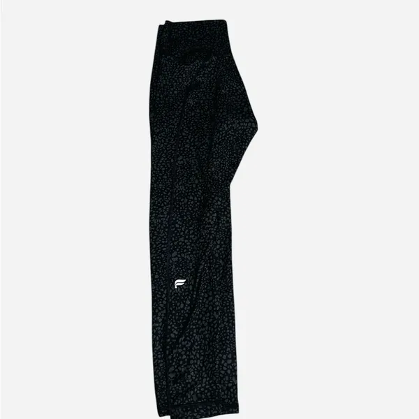 Fabletics Black Patterned Leggings - Image 4