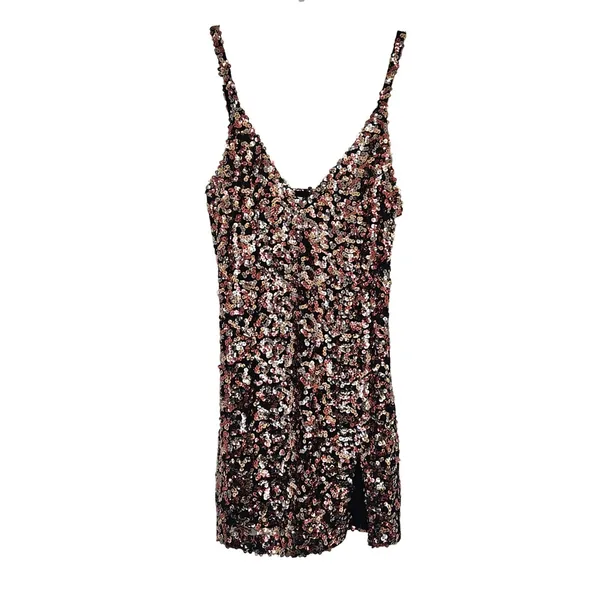 Reformation Jimmy Sparkle Mini Dress Sz‎ XS Sequined NEW - Image 3