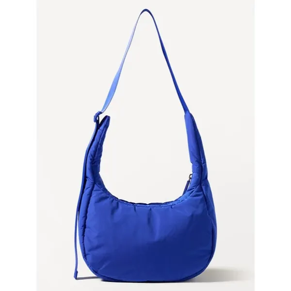 Athleta All About Small Crossbody Hobo Bag Varsity Blue - Image 6