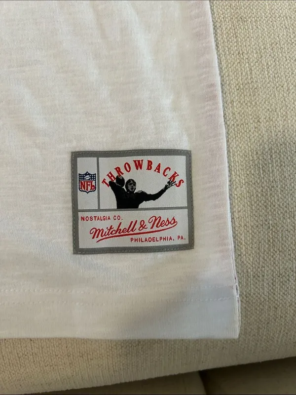 Mitchell & Ness Scarlet San Francisco 49ers Slub Long Sleeve T-Shirt, 2X, NWT - Image 8