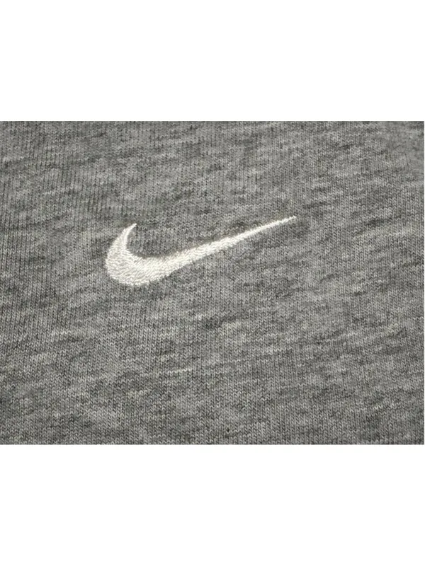 Nike Gray Embroidered Swoosh T-Shirt Women Small 100% Cotton Casual Athletic - Image 3