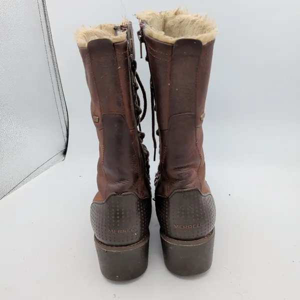 Merrell Chateau Tall J45848 Womens 9 Brown Waterproof Insulated Winter Boots‎ - Image 5