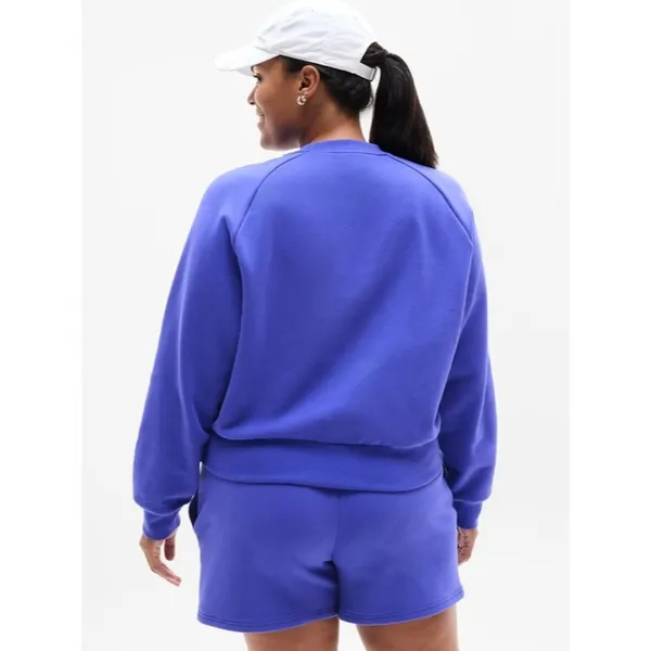 Athleta M Easy Fleece Crew Sweatshirt Borealis Medium Regular - Image 5