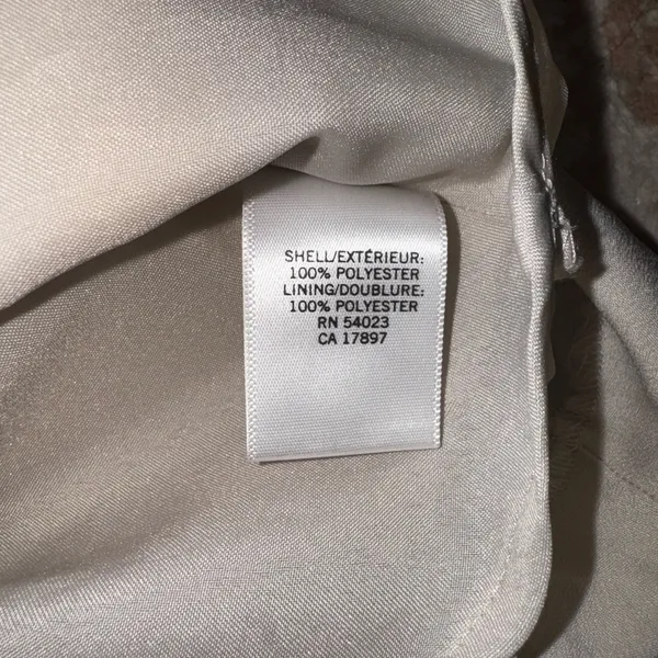 🌼Banana Republic Tan Wrap Blouse Asymmetrical Work - Image 7
