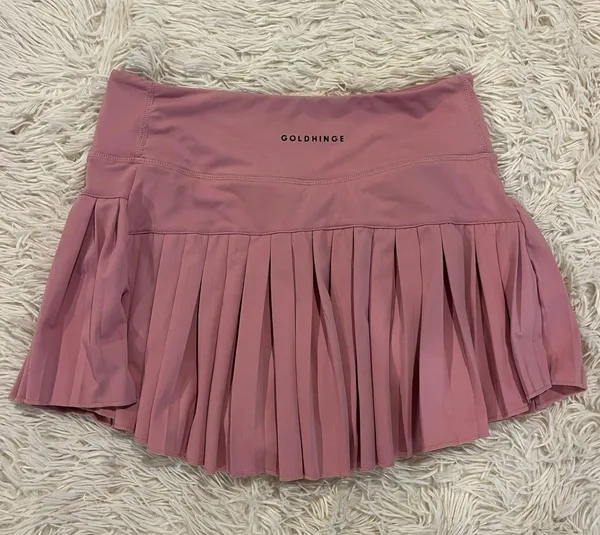 Gold Hinge pink tennis Skirt - Image 2