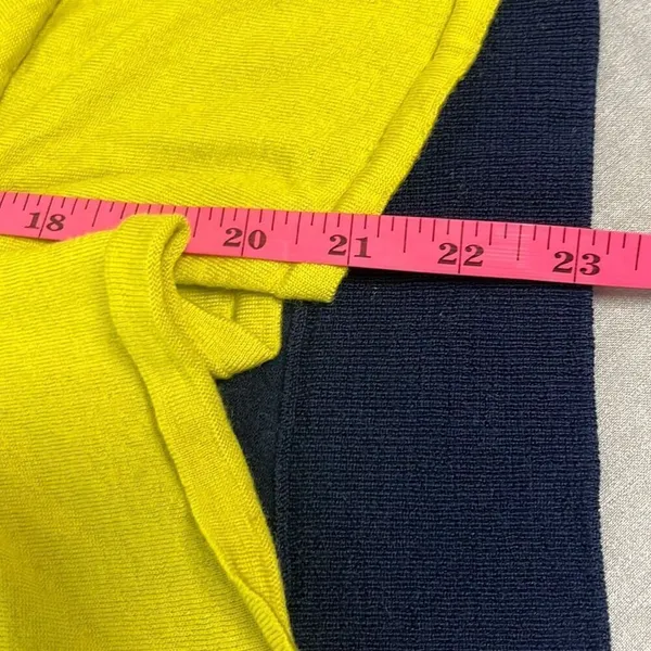 Nina Ricci Green Black Colorblock Knot Detail Wool Top Small Workwear‎ Luxury - Image 10