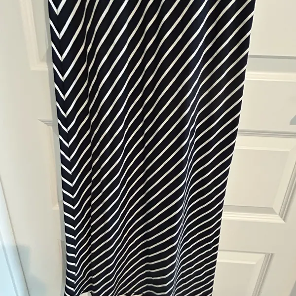 Athleta Maxi Dress Navy White Size XS - Image 13