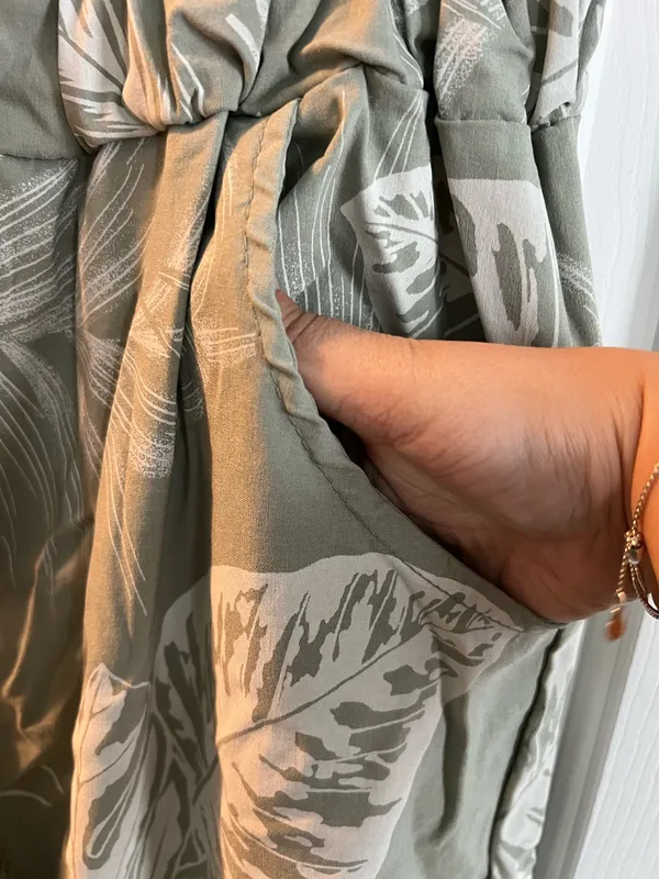 Kaktus Green Linen Pants - Image 4