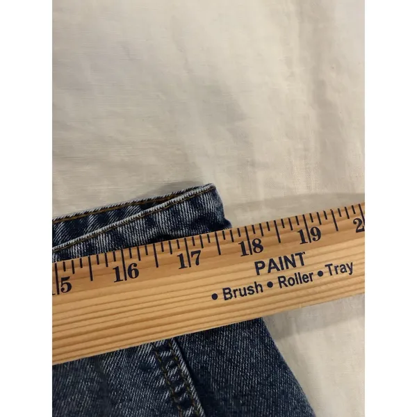 Women's Baggy Boyfriend Jeans Vintage Wide Leg Mid Rise Barrel Denim Size 14 - Image 7
