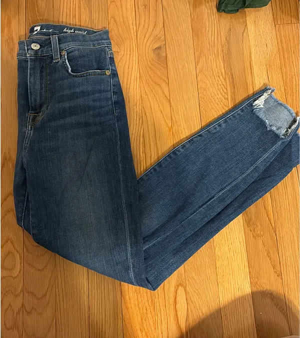Jeans All For 7 Mankind Skinny Ankle High-Waisted - Image 4