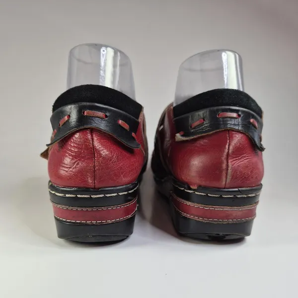 L’artiste Spring Step Leather Clog Mules Comfort Sz 40 Us 9-9.5 Heel - Image 3