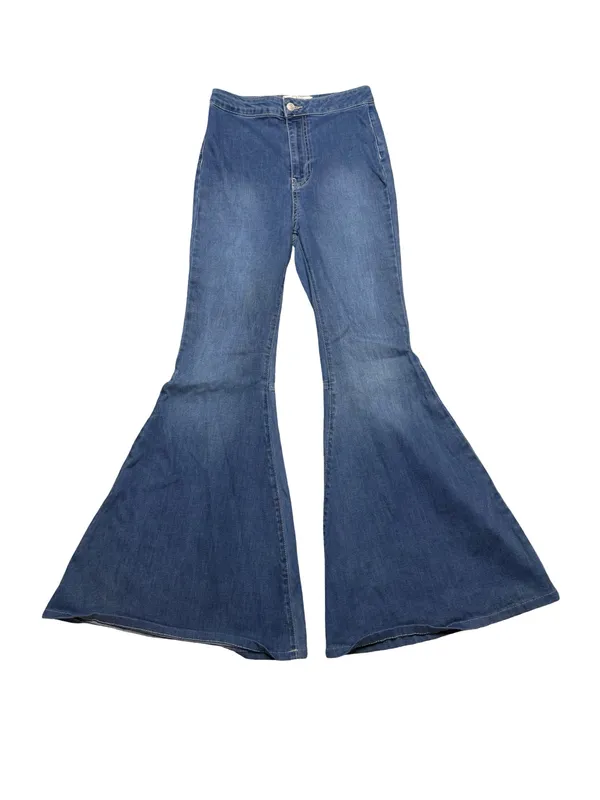 💙✨‎ FREE PEOPLE We The Free Just Float On Flare Jeans 27 Jericho Blue ✨💙 - Image 2