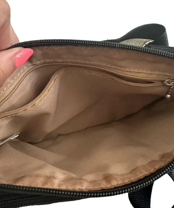 BAGGALINI Black Nylon Crossbody Zip Bag - Image 4