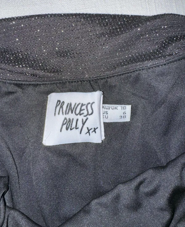 Princess Polly Reeva Mini Dress Black - Image 6