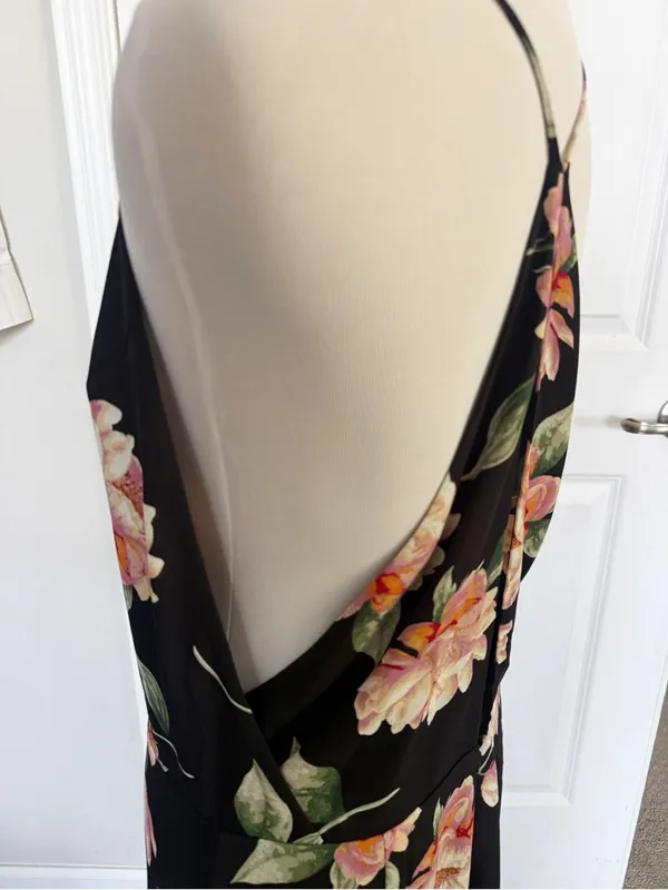 LUSH Floral Maxi Dress Size XL - Image 4