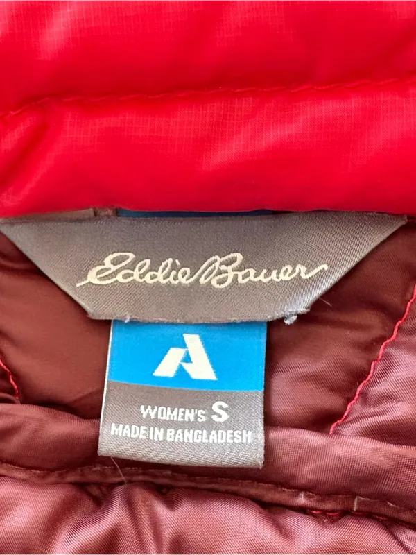 EDDIE BAUER Red Down Jacket - Image 4
