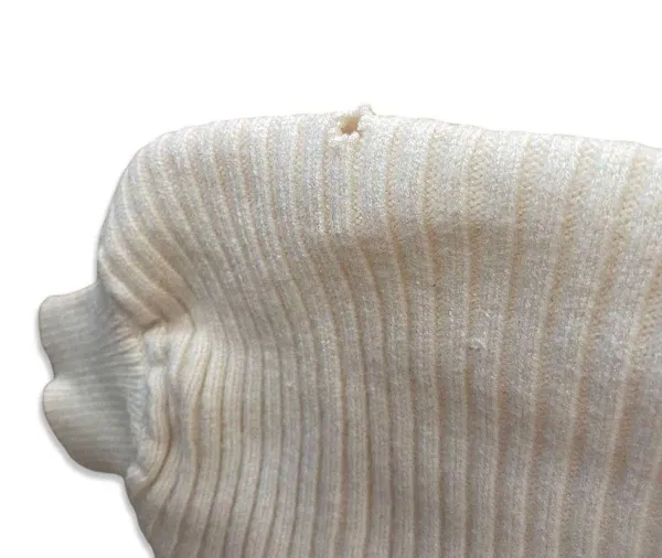 Majorelle Riley Tunic Sweater Ivory ribbed blouson sleeves knit Revolve As Is - Image 7