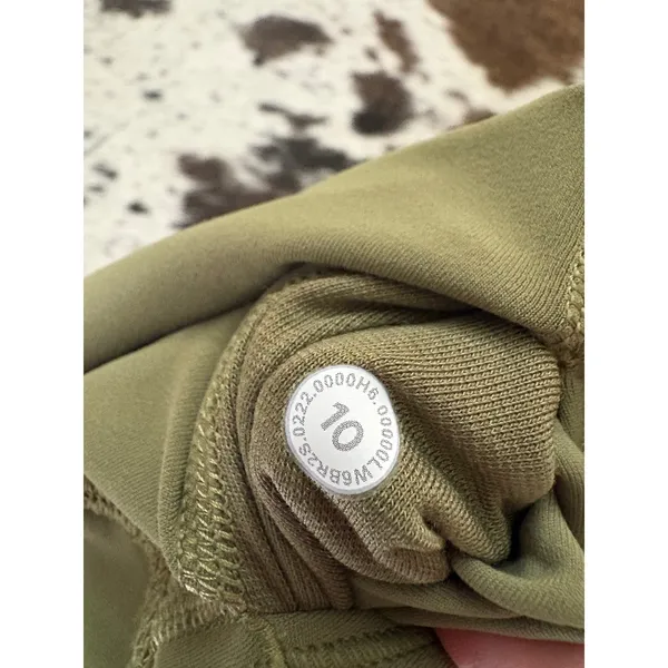 Lululemon Align High-Rise Crop 17" Bronze Green Size 10 - Image 4