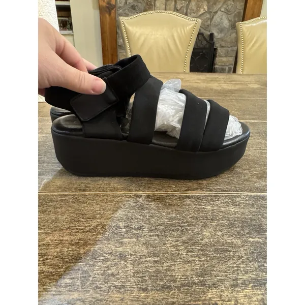 CORDANI Jillian Strappy Platform Sandal Black Size 38 US 7.5‎ - Image 8