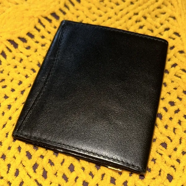 Dunhill Vintage Black Oxford Leather Coin Purse - Image 14