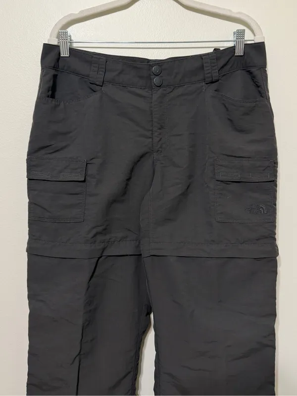 The North Face Women's Convertible Hiking Pants Size 14 Gray - Image 2