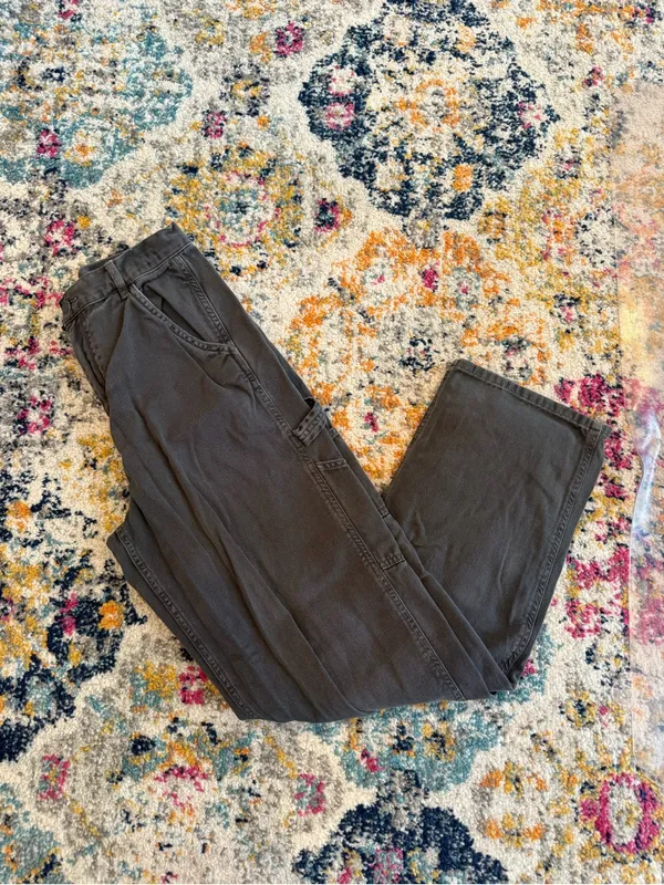 Garage Gray Straight-Leg Pants - Image 9