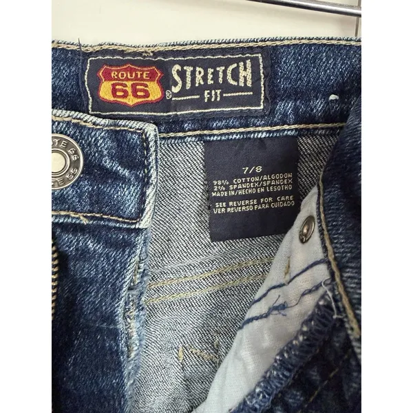 VTG Route 66 Womens Sz 7/8 High Waist Mom Denim Jeans 90s Runs Small Stretch Fit - Image 7